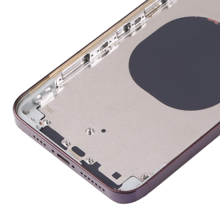 Back Housing Cover with Appearance Imitation of iP14 Pro Max for iPhone XR(Purple) - free shipping - PMC TechLife - Order now!