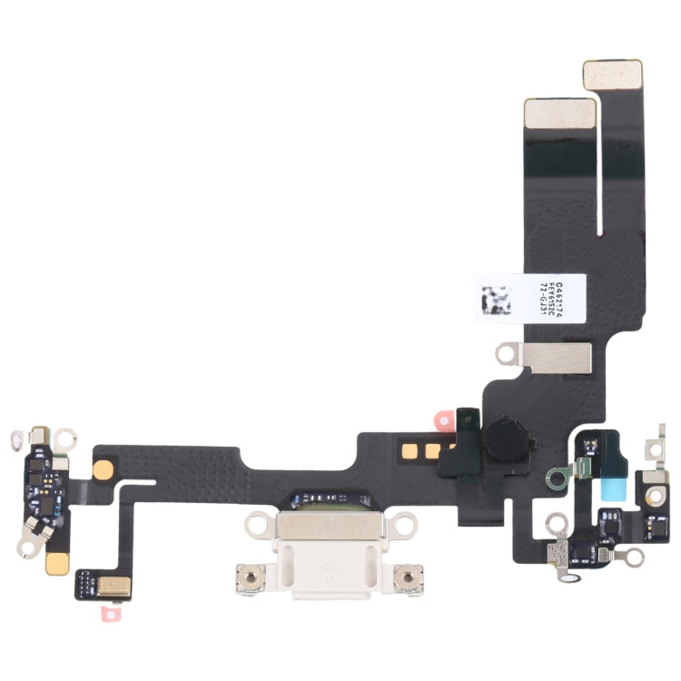 For iPhone 14 Original Charging Port Flex Cable (White) -  by PMC TechLife | Online Shopping South Africa | PMC TechLife