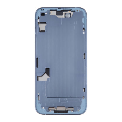 For iPhone 14 Battery Back Cover with Middle Frame / Side Keys(Blue) -  by PMC Jewellery | Online Shopping South Africa | PMC Jewellery