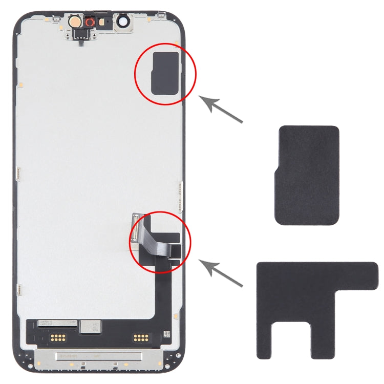 100/Set LCD Heat Sink Graphite Sticker for iPhone 14 - free shipping - PMC TechLife - Order now!