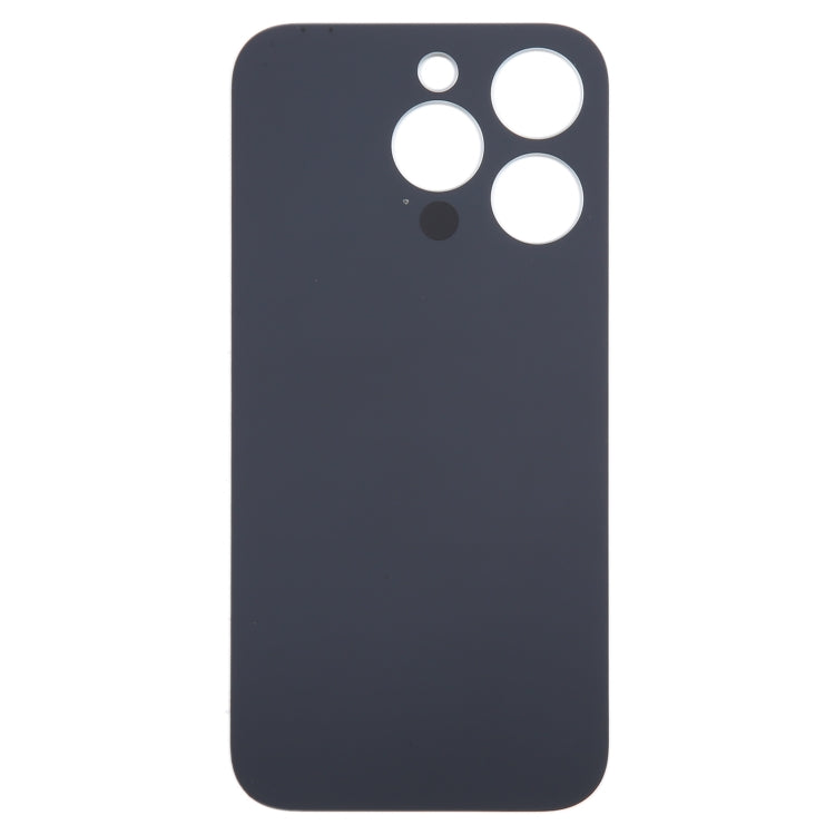 For iPhone 15 Pro Easy Replacement Big Camera Hole Glass Back Battery Cover(Titanium) -  by PMC TechLife | Online Shopping South Africa | PMC TechLife