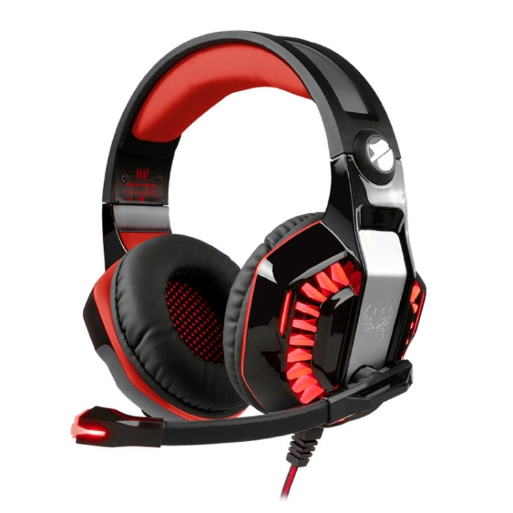 KOTION EACH G2000 Stereo Bass Gaming Headphone with Microphone & LED Light, For PS4, Smartphone, Tablet, Computer, Notebook(Red) - free shipping - PMC TechLife - Order now!