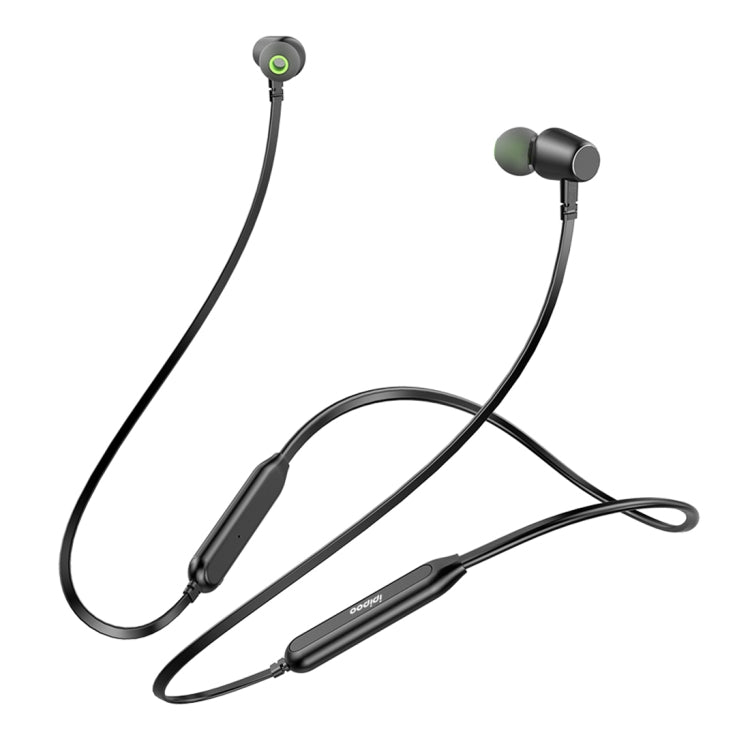 ipipoo GP-1 Magnetic Sports Wireless Bluetooth V4.2 Earphone Neck Halter Style In-ear Headset(Black) - Neck-mounted Earphone by ipipoo | Online Shopping South Africa | PMC Jewellery