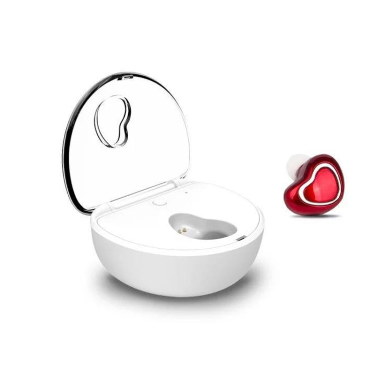 X7 Bluetooth 4.1 Mini Invisible Wireless Sports Bluetooth Earphone with Charging Box (Red) - Bluetooth Earphone by PMC Jewellery | Online Shopping South Africa | PMC Jewellery