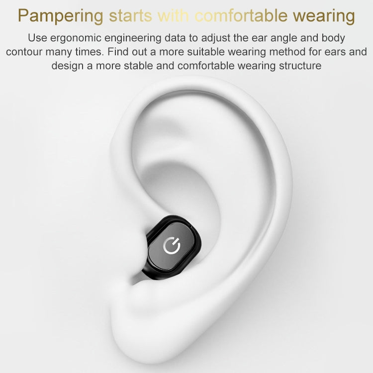 H58 Bluetooth 4.1 Single In-ear Invisible Wireless Bluetooth Earphone(Black) - Bluetooth Earphone by PMC Jewellery | Online Shopping South Africa | PMC Jewellery