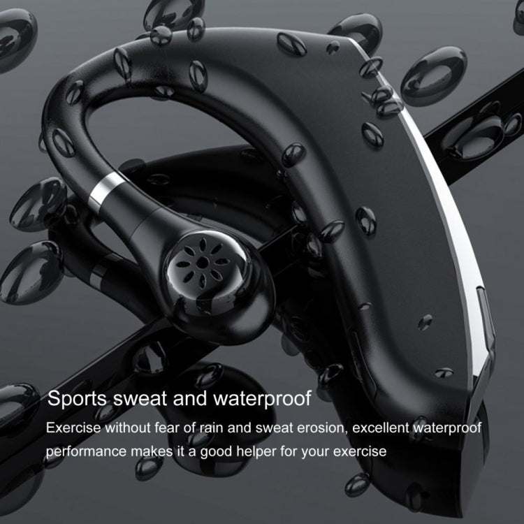 DS800 Bluetooth 5.0 Universal Hanging Ear Style Business Sports Wireless Bluetooth Earphone with Charging Box (Black) - Bluetooth Earphone by PMC TechLife | Online Shopping South Africa | PMC TechLife