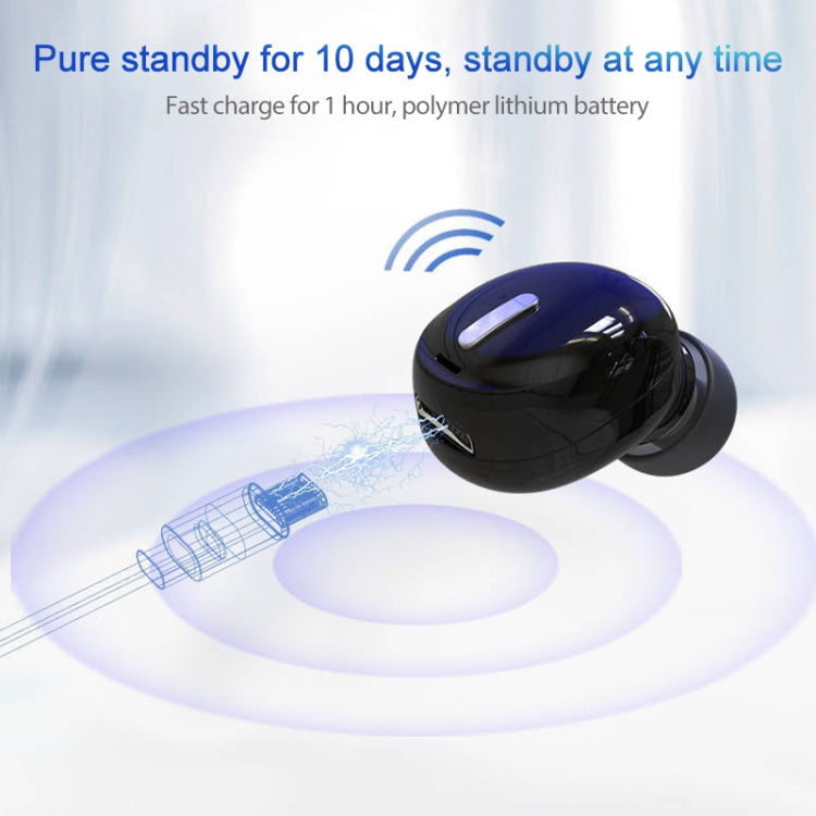 X9 Wireless Bluetooth 5.0 Mini In-Ear Unilateral Earphone(Black) - Bluetooth Earphone by PMC TechLife | Online Shopping South Africa | PMC TechLife