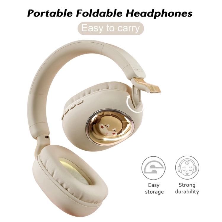 B4 RGB Cartoon Stereo Headset Wireless Bluetooth Headphones (Purple) - Headset & Headphone by PMC Jewellery | Online Shopping South Africa | PMC Jewellery