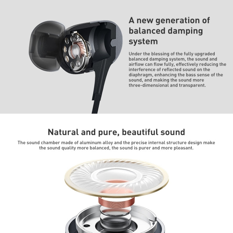 Original Xiaomi 3.5mm Plug Wired Control Aluminum Alloy Earphone, Length: 1.25m - Normal Style Earphone by Xiaomi | Online Shopping South Africa | PMC TechLife | Buy Now Pay Later Mobicred