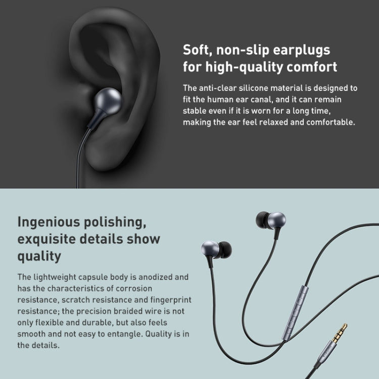 Original Xiaomi 3.5mm Plug Wired Control Double Dynamic Unit Earphone, Length: 1.25m - Normal Style Earphone by Xiaomi | Online Shopping South Africa | PMC Jewellery