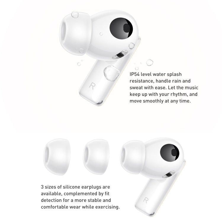 HUAWEI FreeBuds Pro 2 + TWS Extrasensory Perception Wireless Earphone Support Heart Rate & Body Temperature Monitoring(White) - Bluetooth Earphone by Huawei | Online Shopping South Africa | PMC Jewellery | Buy Now Pay Later Mobicred