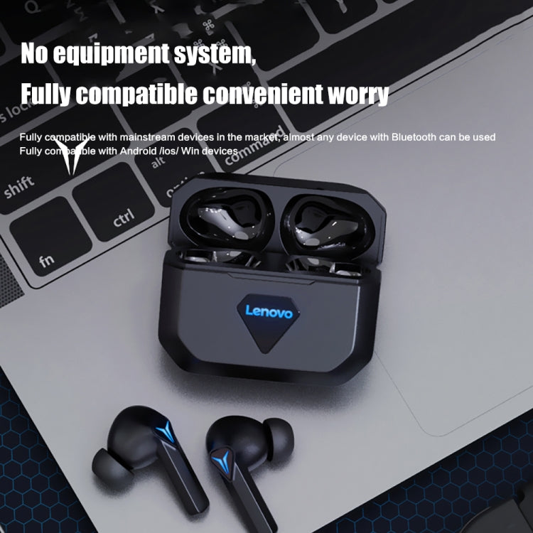 Lenovo LivePods GM6 Wireless Bluetooth 5.0 TWS Gaming Earphones with Charging Box (White) - Bluetooth Earphone by Lenovo | Online Shopping South Africa | PMC Jewellery