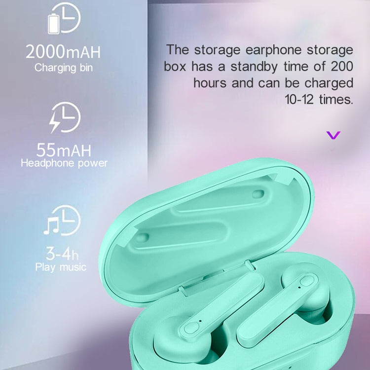 DT-5 IPX Waterproof Bluetooth 5.0 Wireless Bluetooth Earphone with Magnetic Charging Box, Support Call & Power Bank Function(Pink) - Bluetooth Earphone by PMC TechLife | Online Shopping South Africa | PMC TechLife
