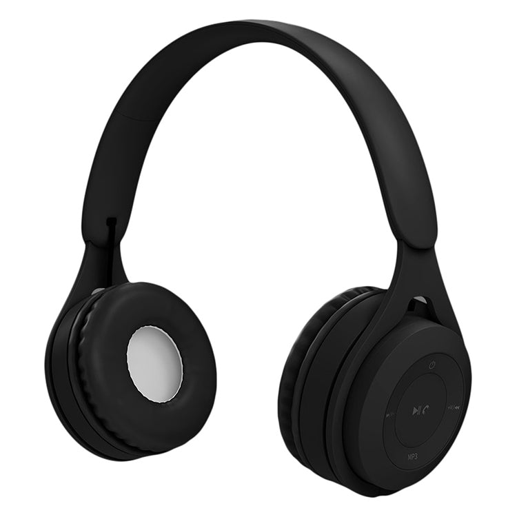 Y08 Hifi Sound Quality Macaron Bluetooth Headset, Supports Calling & TF Card & 3.5mm AUX (Black) - Headset & Headphone by PMC TechLife | Online Shopping South Africa | PMC TechLife