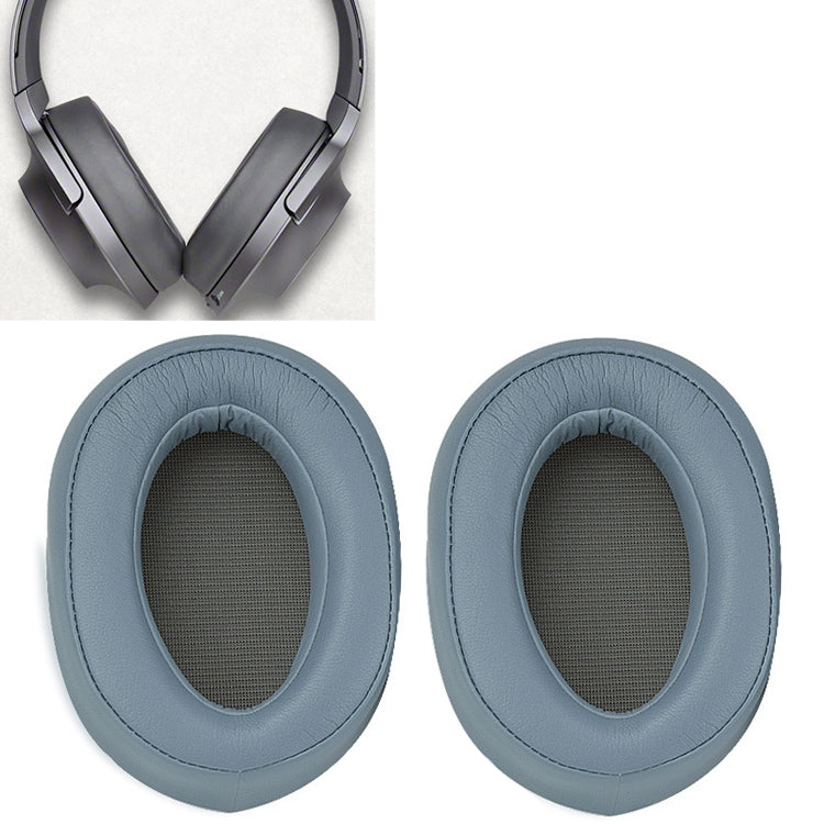 2pcs Sponge Headphone Protective Case for Sony MDR-100ABN / WH-H900N(Blue) - Earmuff & Pad by PMC Jewellery | Online Shopping South Africa | PMC Jewellery