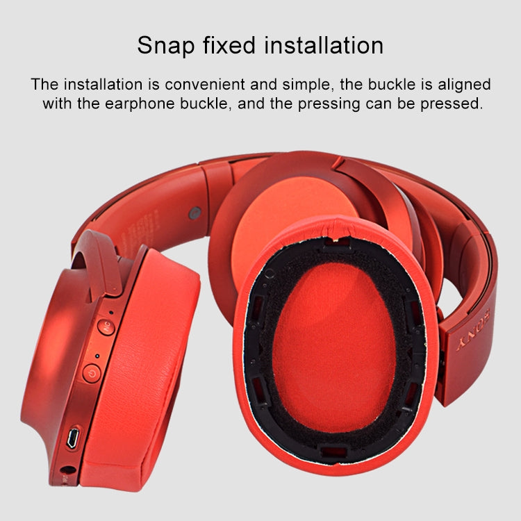 2pcs Sponge Headphone Protective Case for Sony MDR-100ABN / WH-H900N(Blue) - free shipping - PMC TechLife - Order now!