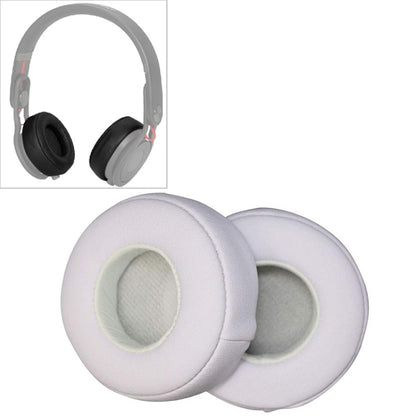 2 PCS For Beats Studio Mixr Headphone Protective Leather Cover Sponge Earmuffs (White) - Earmuff & Pad by PMC Jewellery | Online Shopping South Africa | PMC Jewellery