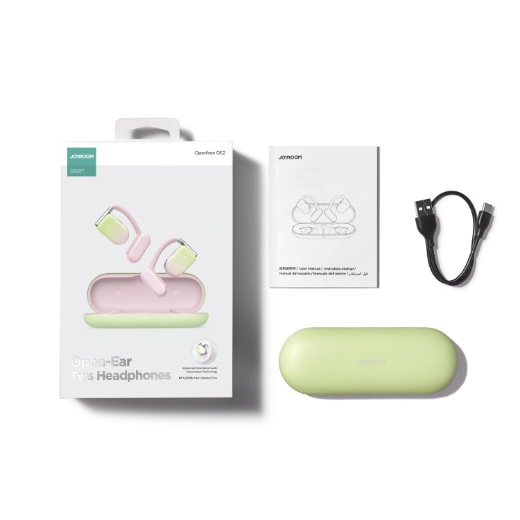 JOYROOM JR-OE2 Waterproof True Wireless Noise Reduction Bluetooth HiFi Earphone (Pink) - Bluetooth Earphone by JOYROOM | Online Shopping South Africa | PMC Jewellery