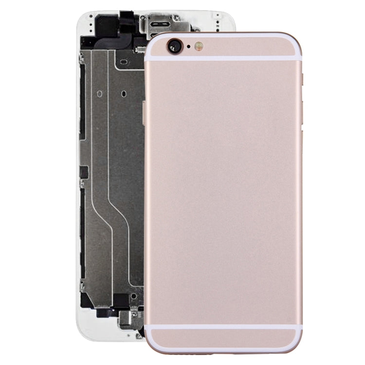 Full Housing Back Cover with Power Button & Volume Button Flex Cable for iPhone 6(Gold) - free shipping - PMC TechLife - Order now!