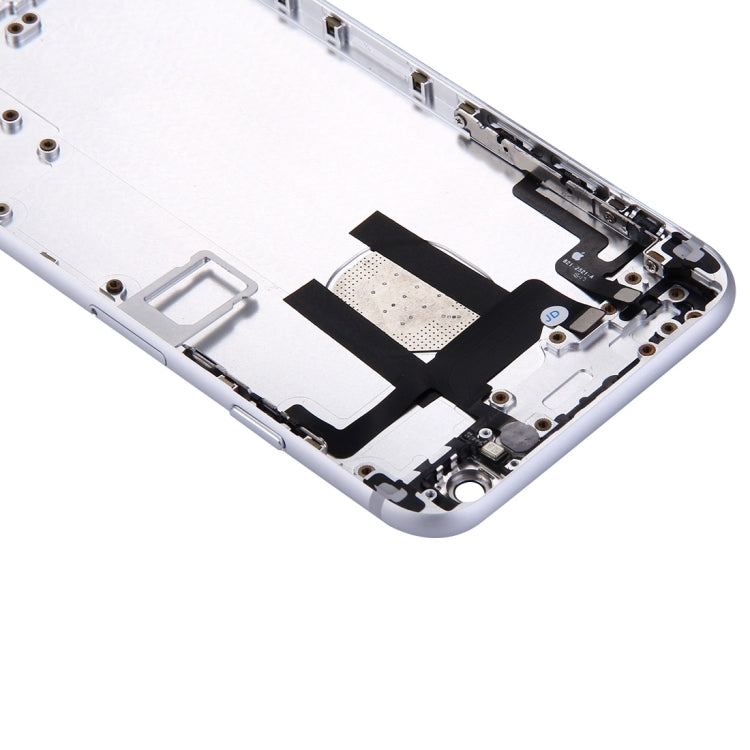 Full Housing Back Cover with Power Button & Volume Button Flex Cable for iPhone 6(Silver) - iPhone 6/6 Plus Parts by PMC TechLife | Online Shopping South Africa | PMC TechLife