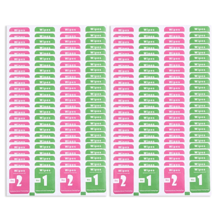 100 PCS Dry-Wet Wipes Screen Protectors Accessories Alcohol for Pad Mobile Phone Watch Screen Cleaning Cloth - Others by DIYLooks | Online Shopping South Africa | PMC TechLife