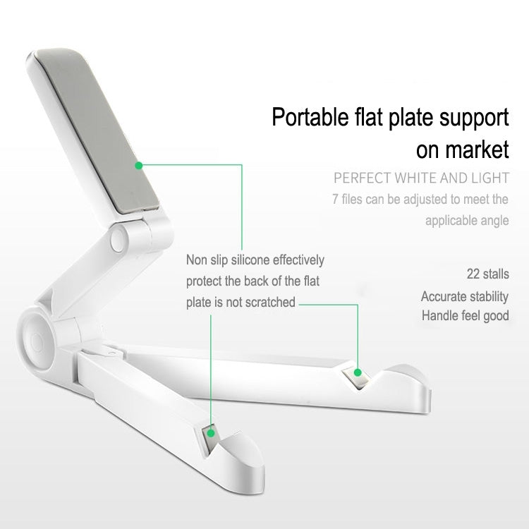 JOYROOM ZS120 Universal Foldable Adjustable Holder Stand(White) - Desktop Holder by JOYROOM | Online Shopping South Africa | PMC Jewellery