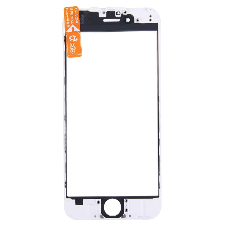 Front Screen Outer Glass Lens with Front LCD Screen Bezel Frame & OCA Optically Clear Adhesive for iPhone 6 Plus(White) - free shipping - PMC TechLife - Order now!