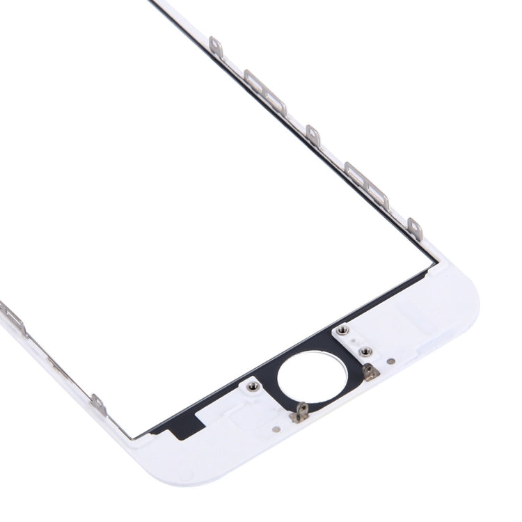 Front Screen Outer Glass Lens with Front LCD Screen Bezel Frame & OCA Optically Clear Adhesive for iPhone 6 Plus(White) - free shipping - PMC TechLife - Order now!