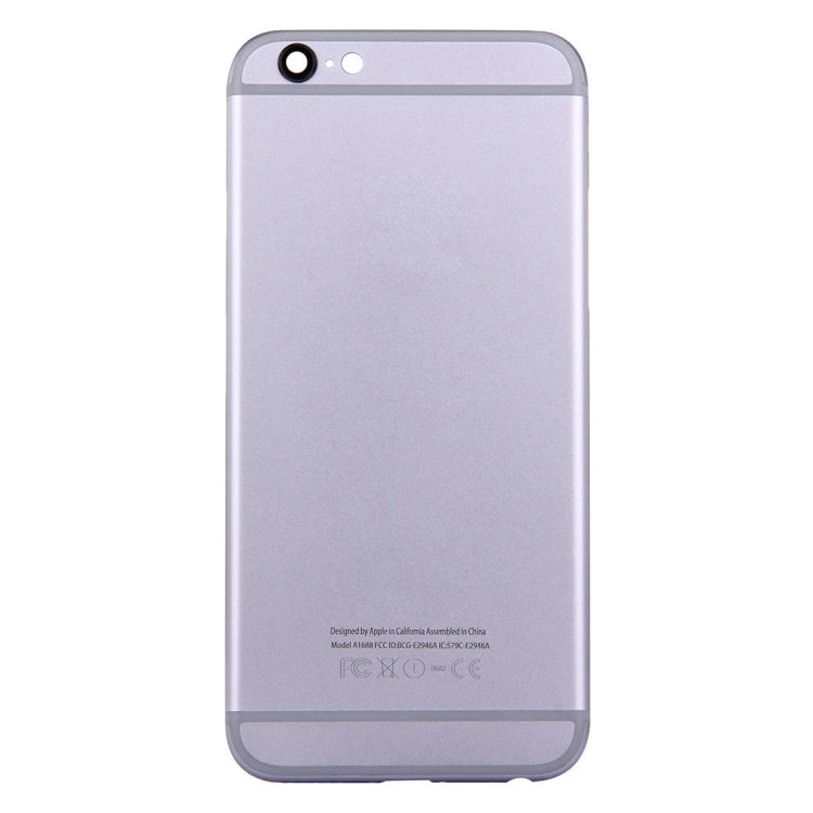 5 in 1 for iPhone 6s (Back Cover + Card Tray + Volume Control Key + Power Button + Mute Switch Vibrator Key) Full Assembly Housing Cover(Grey) - iPhone 6S/6S Plus Parts by PMC TechLife | Online Shopping South Africa | PMC TechLife