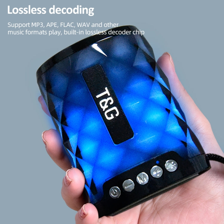 T&G TG155 Bluetooth 4.2 Mini Portable Wireless Bluetooth Speaker with Colorful Lights(Green) - Mini Speaker by T&G | Online Shopping South Africa | PMC TechLife | Buy Now Pay Later Mobicred