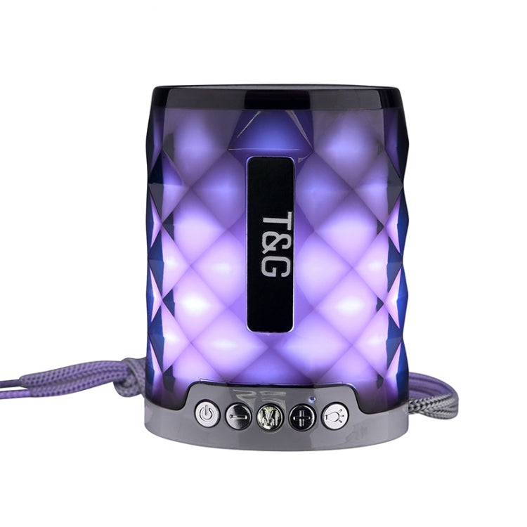 T&G TG155 Bluetooth 4.2 Mini Portable Wireless Bluetooth Speaker with Colorful Lights(Grey) - Mini Speaker by T&G | Online Shopping South Africa | PMC TechLife | Buy Now Pay Later Mobicred