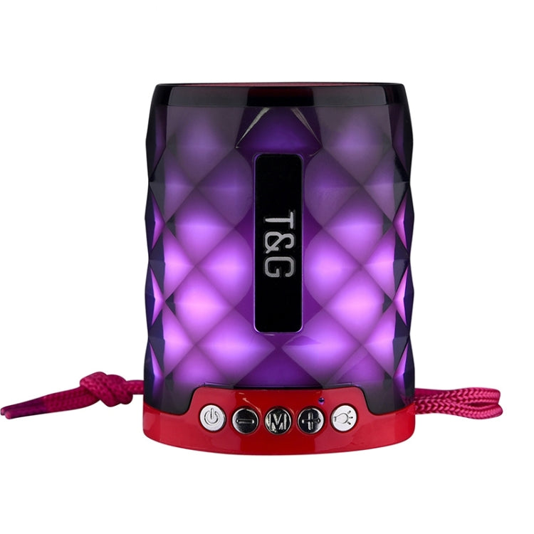 T&G TG155 Bluetooth 4.2 Mini Portable Wireless Bluetooth Speaker with Colorful Lights(Magenta) - Mini Speaker by T&G | Online Shopping South Africa | PMC TechLife | Buy Now Pay Later Mobicred