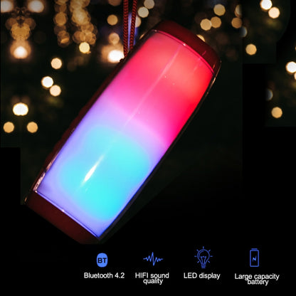 T&G TG157 Bluetooth 4.2 Mini Portable Wireless Bluetooth Speaker with Melody Colorful Lights(Red) - Mini Speaker by T&G | Online Shopping South Africa | PMC Jewellery | Buy Now Pay Later Mobicred