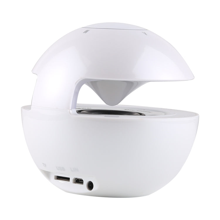 BT-118 Mini Wireless Bluetooth Speaker with Breathing Light, Support Hands-free / TF Card / AUX(White) - Mini Speaker by PMC TechLife | Online Shopping South Africa | PMC TechLife