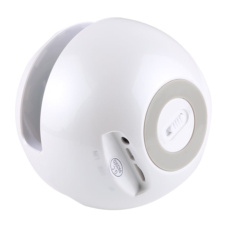 BT-118 Mini Wireless Bluetooth Speaker with Breathing Light, Support Hands-free / TF Card / AUX(White) - Mini Speaker by PMC TechLife | Online Shopping South Africa | PMC TechLife