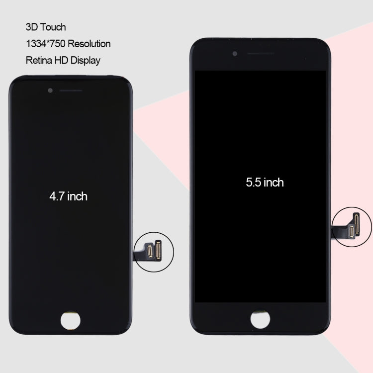 Original LCD Screen for iPhone 7 with Digitizer Full Assembly (Black) - free shipping - PMC TechLife - Order now!