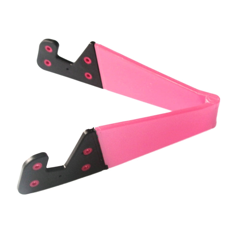 V Shape Universal Mobile Phone Tablet Bracket Holder (Pink) - Desktop Holder by PMC TechLife | Online Shopping South Africa | PMC TechLife