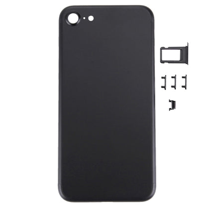 5 in 1 for iPhone 7 (Back Cover + Card Tray + Volume Control Key + Power Button + Mute Switch Vibrator Key) Full Assembly Housing Cover(Black) - Back Cover by PMC Jewellery | Online Shopping South Africa | PMC Jewellery