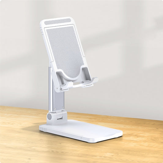 USAMS US-ZJ059 Retractable Mobile Phone Tablet Desktop Stand Holder(White) - Desktop Holder by USAMS | Online Shopping South Africa | PMC Jewellery