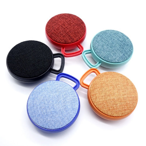 A01L Cloth Texture Round Portable Mini Bluetooth Speaker, Support Hands-free Call & TF Card(Green) - Mini Speaker by PMC TechLife | Online Shopping South Africa | PMC TechLife