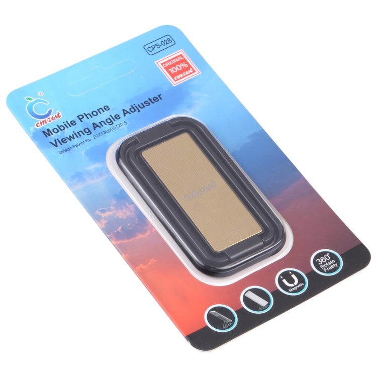 cmzwt CPS-028 Adjustable Folding Magnetic Mobile Phone Desktop Holder Bracket(Gold) - Desktop Holder by PMC TechLife | Online Shopping South Africa | PMC TechLife