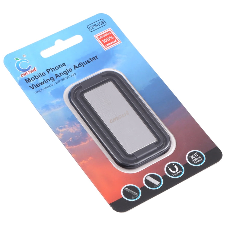 cmzwt CPS-028 Adjustable Folding Magnetic Mobile Phone Desktop Holder Bracket(Silver) - free shipping - PMC TechLife - Order now!