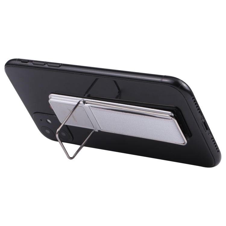 cmzwt CPS-030 Adjustable Folding Magnetic Mobile Phone Holder Bracket with Grip (Silver) - Hand-Sticking Bracket by PMC TechLife | Online Shopping South Africa | PMC TechLife