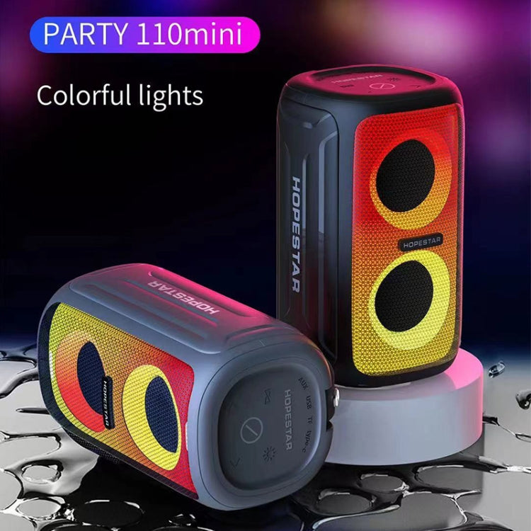 HOPESTAR Party 110 Mini Colorful Lights Wireless Bluetooth Speaker (Black) - Desktop Speaker by HOPESTAR | Online Shopping South Africa | PMC Jewellery