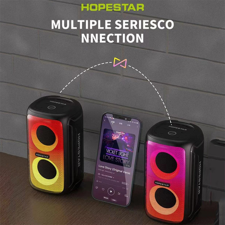 HOPESTAR Party 110 Mini Colorful Lights Wireless Bluetooth Speaker (Blue) - free shipping - PMC TechLife - Order now!