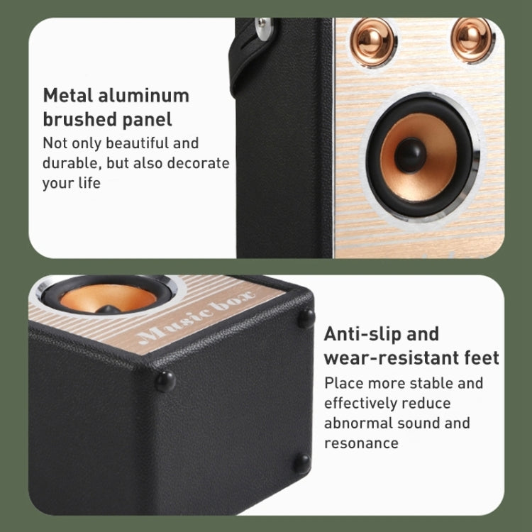 Handheld Wireless Bluetooth Speaker (Brown) - Desktop Speaker by PMC TechLife | Online Shopping South Africa | PMC TechLife