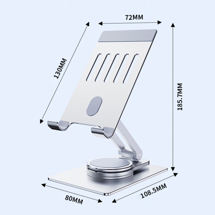 R-JUST HZ26 360-degree Rotating Aluminum Alloy Folding Phone Holder - Desktop Holder by R-JUST | Online Shopping South Africa | PMC TechLife | Buy Now Pay Later Mobicred