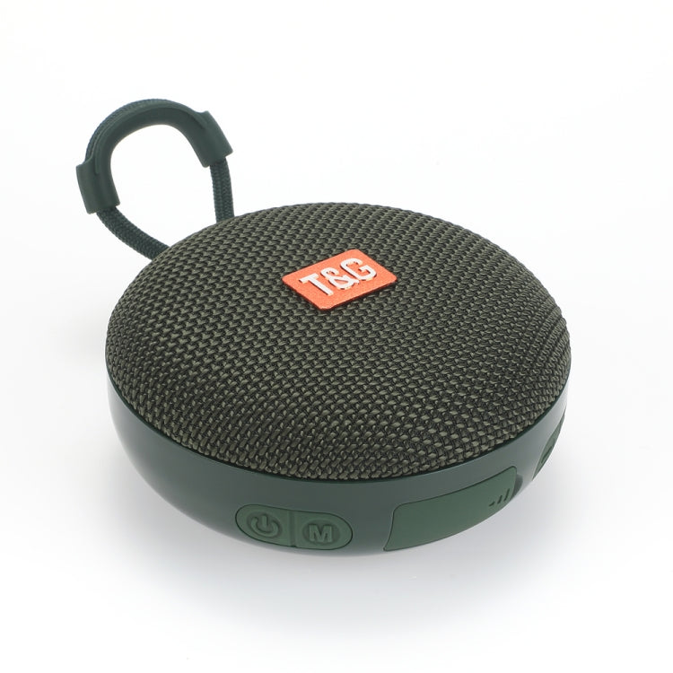 T&G TG352 Outdoor Portable Riding Wireless Bluetooth Speaker TWS Stereo Subwoofer, Support Handsfree Call / FM / TF(Army Green) - Mini Speaker by T&G | Online Shopping South Africa | PMC Jewellery
