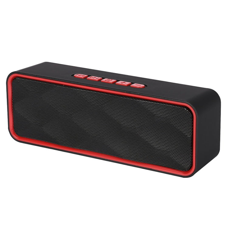 SC211 Pro Outdoor Multi-function Card Wireless Bluetooth Speaker Standard Edition (Red) - Desktop Speaker by PMC TechLife | Online Shopping South Africa | PMC TechLife