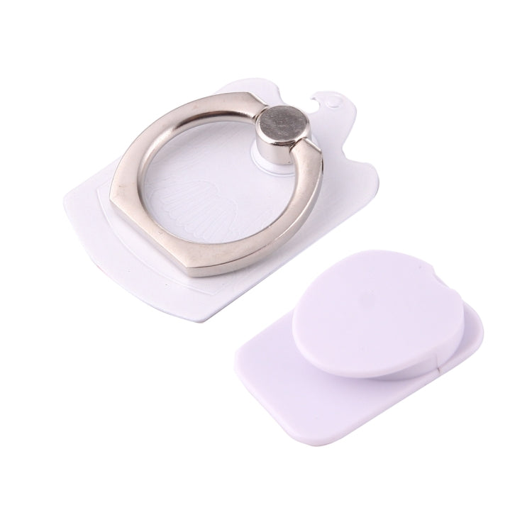 Cmzact CPS-2in1 2 in 1 Eagle Shape 360 Degrees Rotation Magnetic Phone Ring Stent Car Hook Mount(White) - Ring Holder by PMC TechLife | Online Shopping South Africa | PMC TechLife